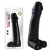 Being Fetish - PVC Dildo - 32,5 cm - Zwart-Erotiekvoordeel.nl