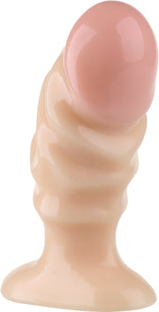 Being Fetish - PVC Dildo - 11 cm – Lichte Huidskleur-Erotiekvoordeel.nl