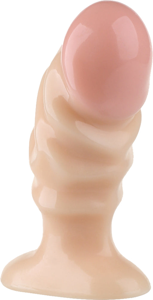 Being Fetish - PVC Dildo - 11 cm – Lichte Huidskleur-Erotiekvoordeel.nl