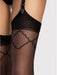 Fiore - Kousen - Sogno Stockings 20 Den - Maat S - Zwart-Erotiekvoordeel.nl