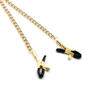 Liebe Seele - Verstelbare Bull Nose Tepelklemmen Met Ketting - Goud-Erotiekvoordeel.nl