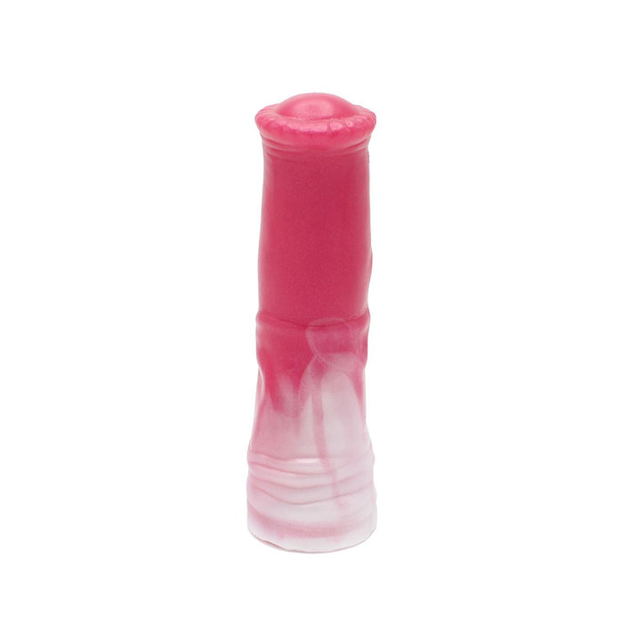 Kiotos Monstar 11 - Penis Sleeve - Penisverlenging - Met Ball Stretcher Opening - Inbreng Lengte 170 mm - Siliconen - Roze Wit-Erotiekvoordeel.nl