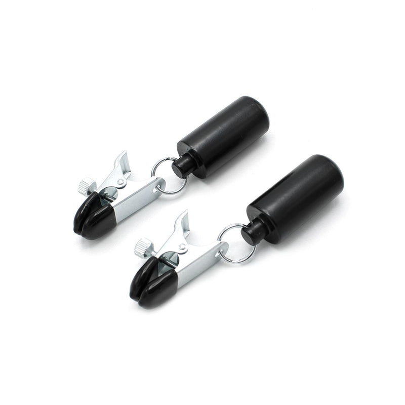 Kiotos - Tepelklemmen - Verstelbare Knijpklemmen met Gewichten van 2 x 100 gram - RVS-Erotiekvoordeel.nl