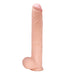 Kiotos Cox Mega Dildo Nr. 9 - 48 x 8 cm - Lichte Huidskleur-Erotiekvoordeel.nl