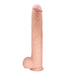 Kiotos Cox Mega Dildo Nr. 9 - 48 x 8 cm - Lichte Huidskleur-Erotiekvoordeel.nl