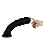 LoveToy - Anal Ripples - King Size Anaal Dildo - Zwart-Erotiekvoordeel.nl