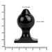 All Black Buttplug Medium