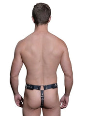 Mister B- Leren Strap-On Harnas - Leather Dildo Harness Male-Erotiekvoordeel.nl
