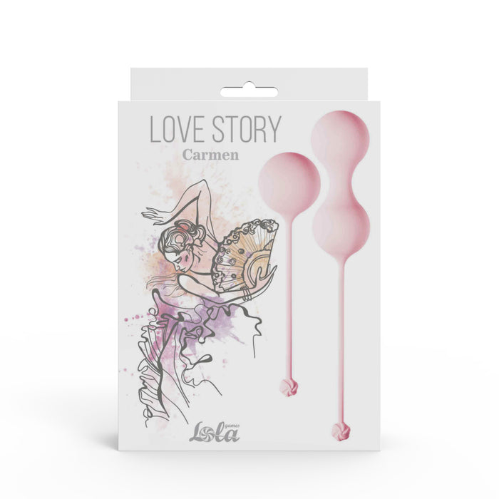 Lola Games - Love Story Carmen - Vaginale Balletjes - Tea Rose-Erotiekvoordeel.nl
