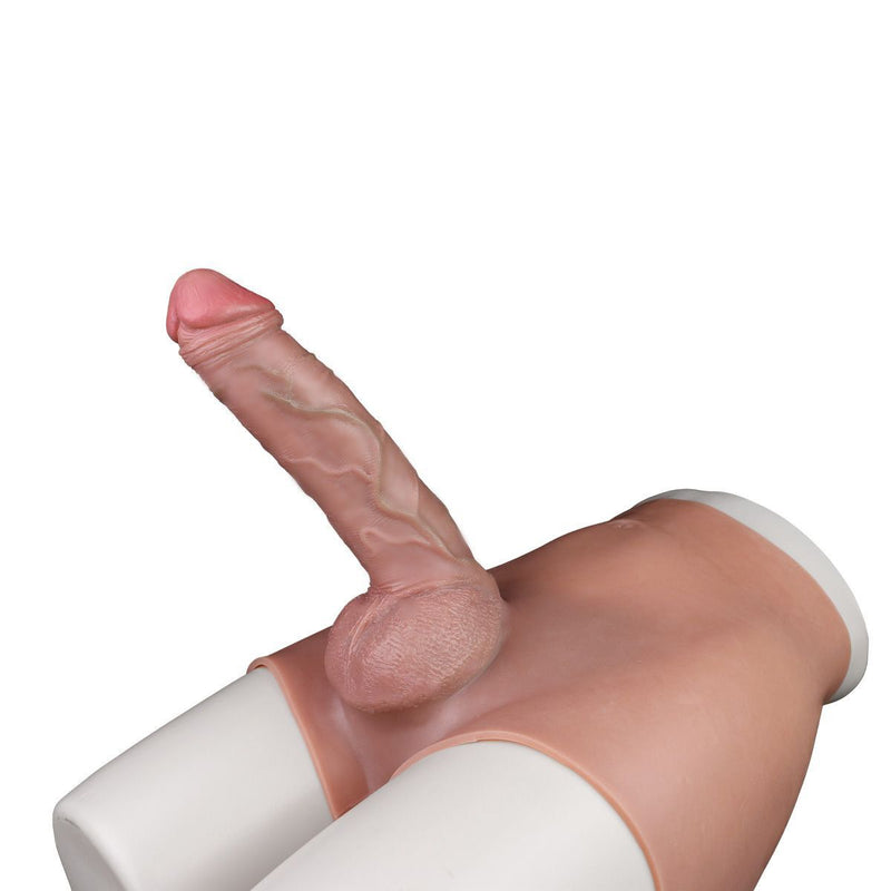 Kiotos - Siliconen Bodysuit - Mannelijk Onderlichaam met Penis-Erotiekvoordeel.nl