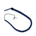 Kiotos - Lederen Single Tail Zweep - Blauw/Zwart - 90 cm-Erotiekvoordeel.nl