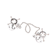 Kiotos - Verstelbare Tepelklemmen met Anker Hangertjes en Ketting-Erotiekvoordeel.nl