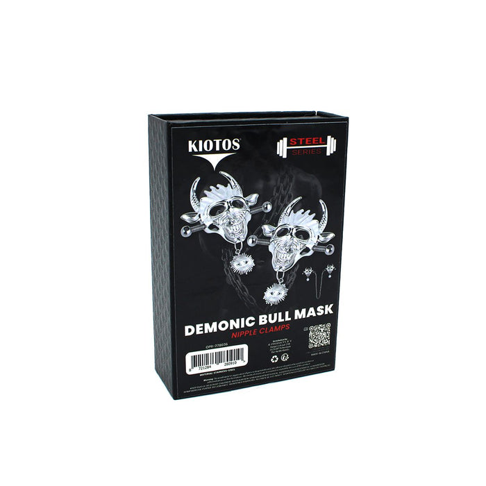 Kiotos - Demonic Mask met Hanger - Tepelklemmen met ketting-Erotiekvoordeel.nl