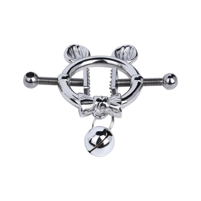 Kiotos - Kittenoortjes met Strik en Belletje - Tepelklemmen met ketting-Erotiekvoordeel.nl