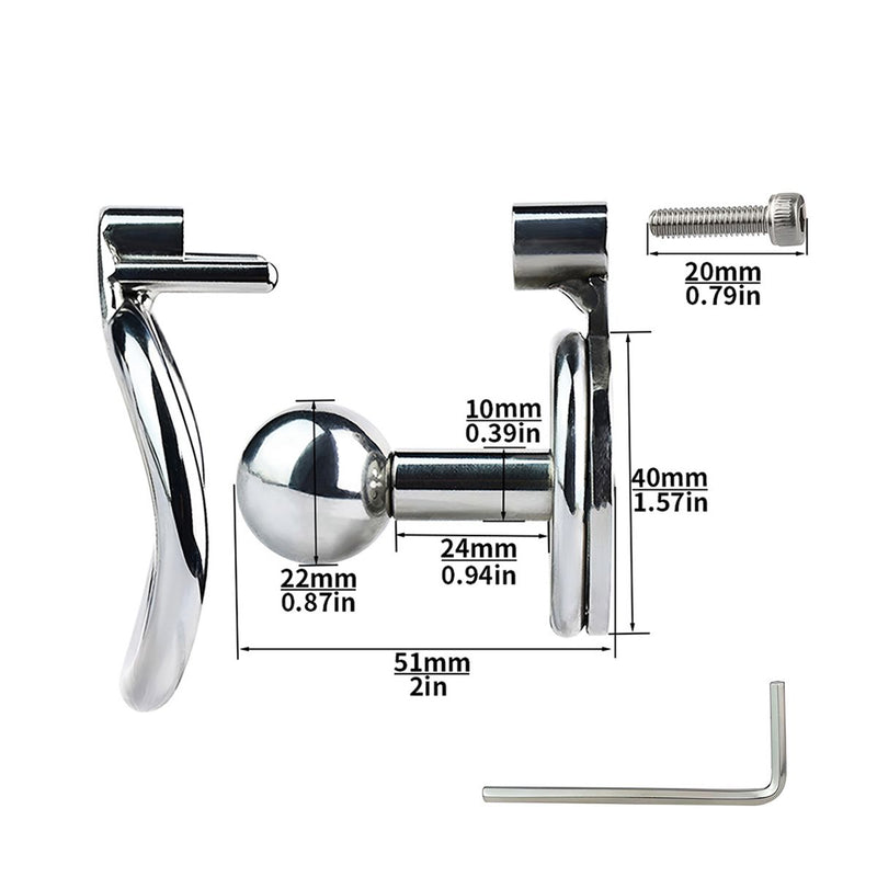 Kiotos - Kuisheidsgordel - Kuisheidskooi met Grote Bol - Extra oncomfortabel - Cock & Ball Torture-Erotiekvoordeel.nl