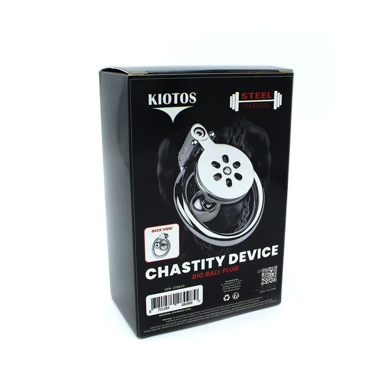 Kiotos - Kuisheidsgordel - Kuisheidskooi met Grote Bol - Extra oncomfortabel - Cock & Ball Torture-Erotiekvoordeel.nl