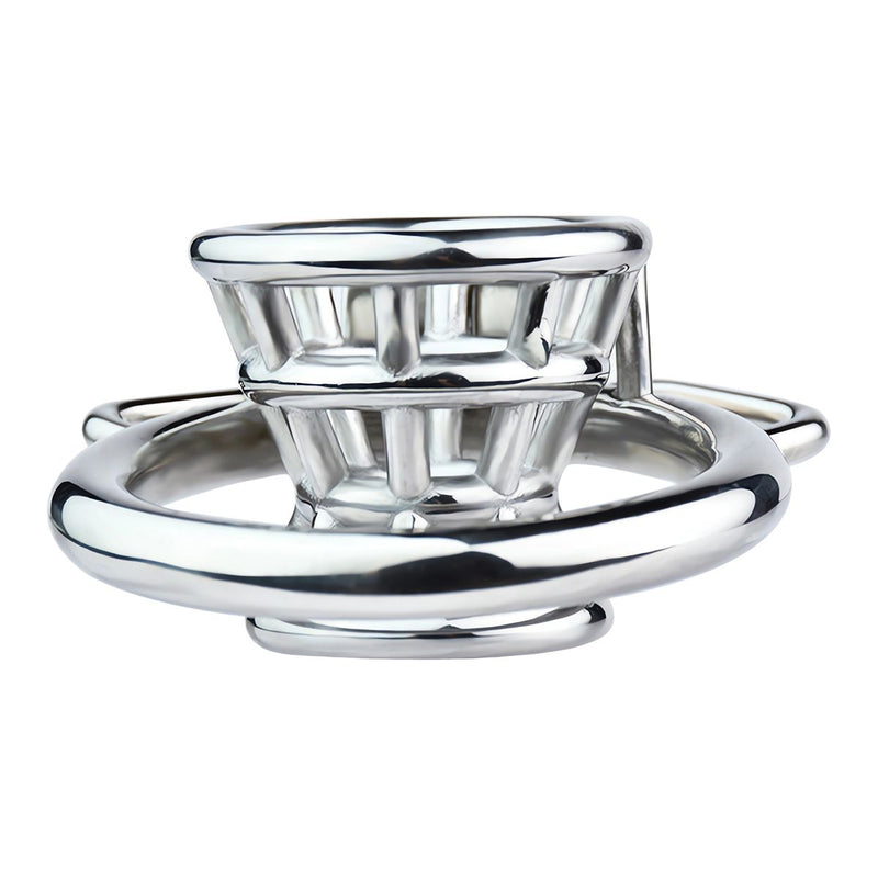 Kiotos - Kuisheidsgordel - Cone-vormige Kuisheidskooi met tailleriem - Zwart-Erotiekvoordeel.nl