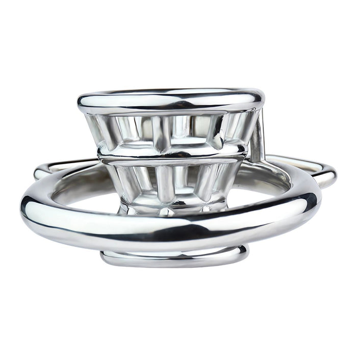 Kiotos - Kuisheidsgordel - Cone-vormige Kuisheidskooi met tailleriem - Zwart-Erotiekvoordeel.nl