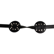 Kiotos - PU-lederen borstenharnasje met open tepels en scherpe spikes-Erotiekvoordeel.nl