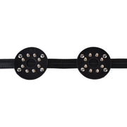 Kiotos - PU-lederen borstenharnasje met open tepels en ronde noppen-Erotiekvoordeel.nl