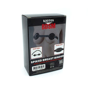 Kiotos - PU-lederen borstenharnasje met open tepels en ronde noppen-Erotiekvoordeel.nl