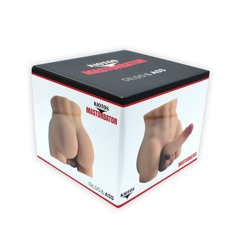 Kiotos - Masturbator Ass en Dildo - 2-in-1 - Nr. 20 - TPE - Lichte Huidskleur-Erotiekvoordeel.nl
