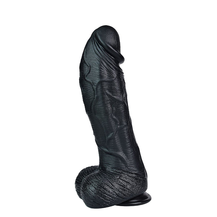 Kiotos Cox Mega Dildo Nr. 6 - 28 x 7,4 cm - Zwart-Erotiekvoordeel.nl