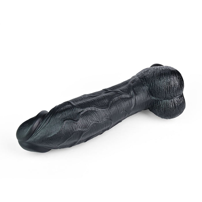 Kiotos Cox Mega Dildo Nr. 6 - 28 x 7,4 cm - Zwart-Erotiekvoordeel.nl