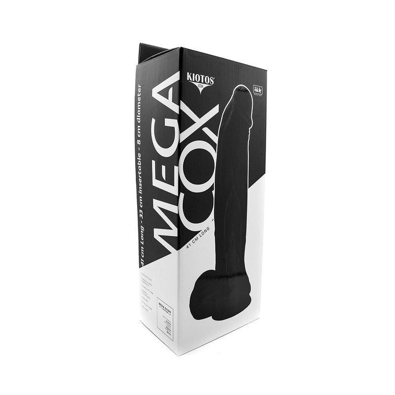 Kiotos Cox Mega Dildo Nr. 8 - 41 x 8 cm - Zwart-Erotiekvoordeel.nl