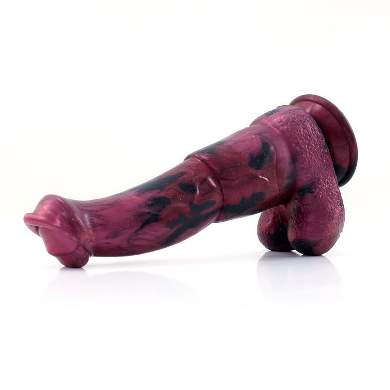 Kiotos COX - Strap-On Set with Monstar Dildo Nr. 67 - Zwart/Rood-Erotiekvoordeel.nl