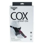 Kiotos COX - Strap-On Set with Monstar Dildo Nr. 67 - Zwart/Rood-Erotiekvoordeel.nl