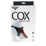 Kiotos COX - Strap-On Set with Monstar Dildo Nr. 31 - Zwart/Rood-Erotiekvoordeel.nl
