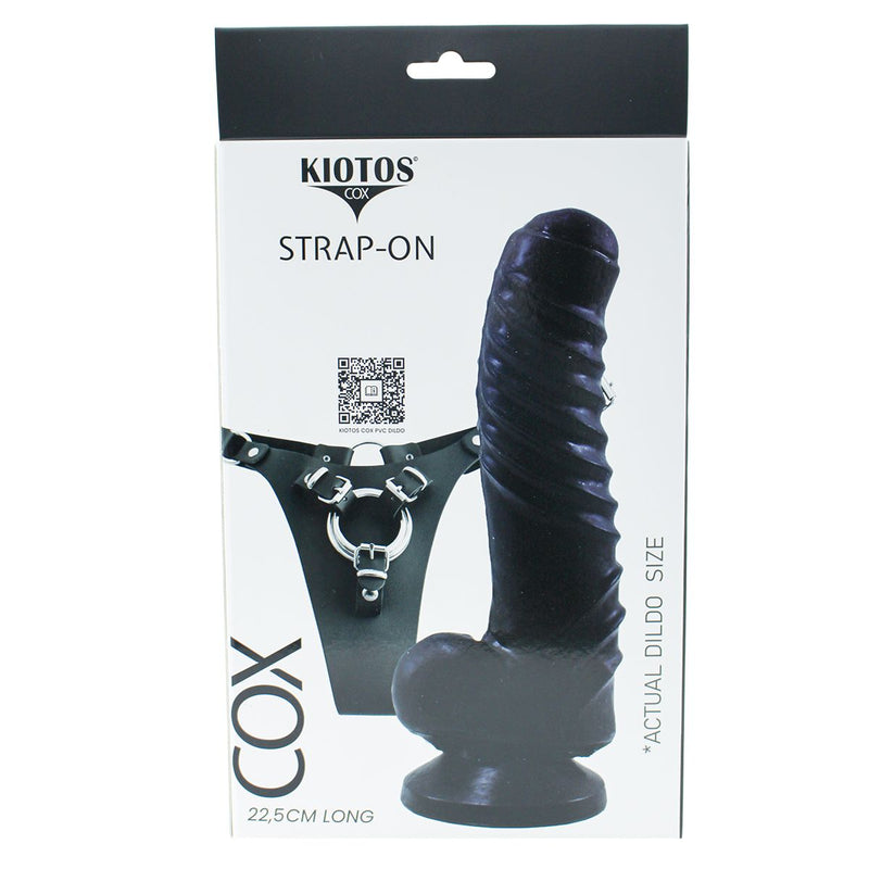 Kiotos COX - Strap-On Set with Monstar Dildo Yeti - Zwart-Erotiekvoordeel.nl
