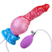 Kiotos Monstar - Big Squirt Cock - Opblaasbare Spuitende Dildo - Rood/Roze/Blauw-Erotiekvoordeel.nl