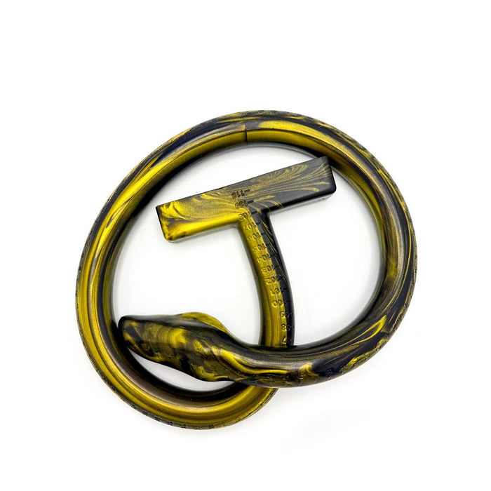 Kiotos - Monstar Cox Snakemaster - Lange Anaal Dildo - Zwart/Goud-Erotiekvoordeel.nl