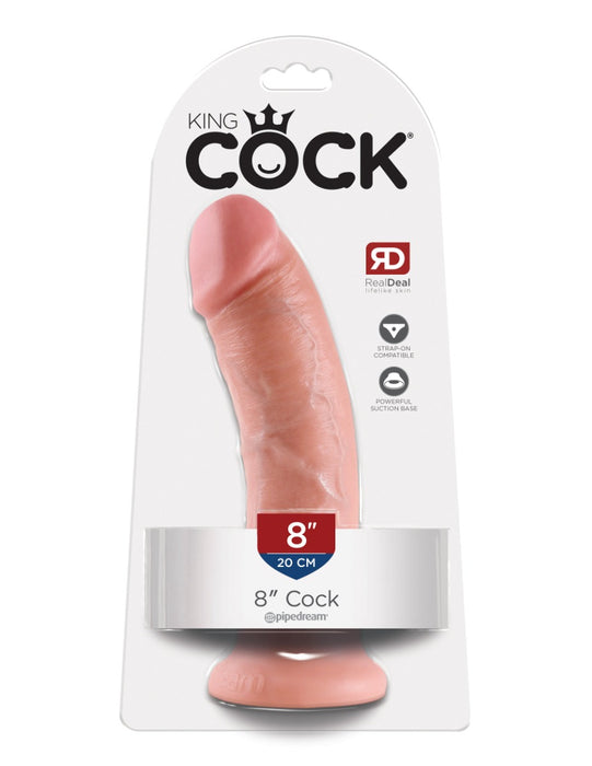 Pipedream - King Cock - Dildo - 20,5 cm - Lichte Huidskleur-Erotiekvoordeel.nl