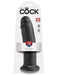 Pipedream - King Cock - Dildo - 25,5 cm - Zwart-Erotiekvoordeel.nl