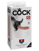 Pipedream - King Cock - Strap on Harness met Dildo - 20,5 cm -Lichte Huidskleur-Erotiekvoordeel.nl