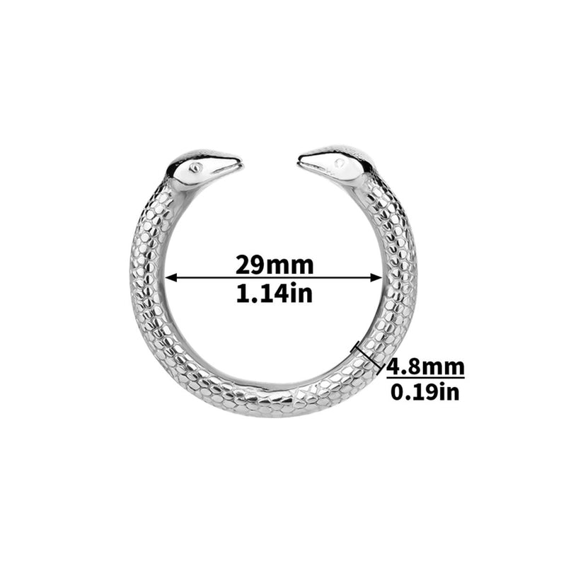 Kiotos - Cockring - Snake - Zilver-Erotiekvoordeel.nl