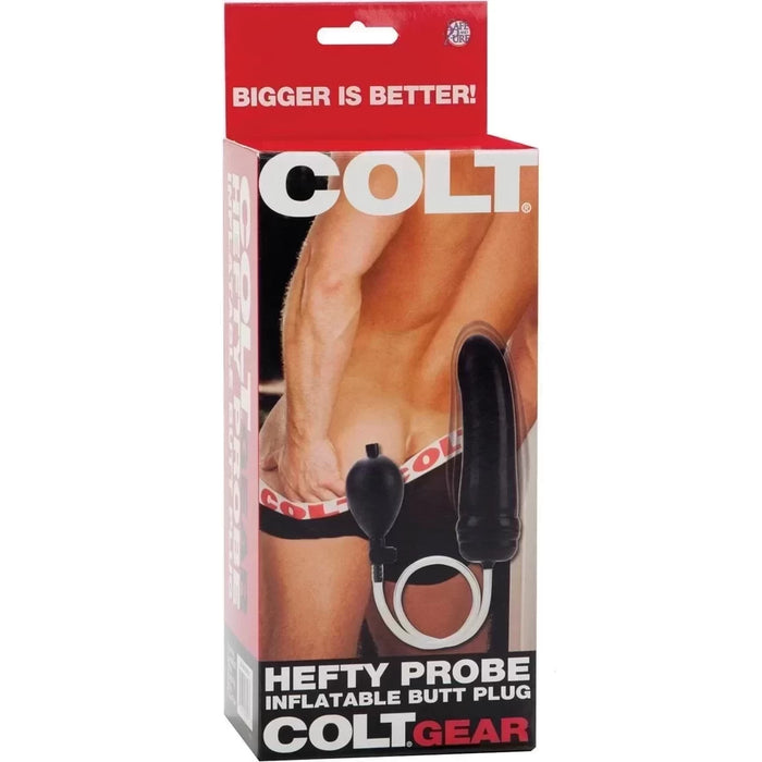 Colt Hefty Probe – Opblaasbare Buttplug – Zwart – Ø 45 mm-Erotiekvoordeel.nl