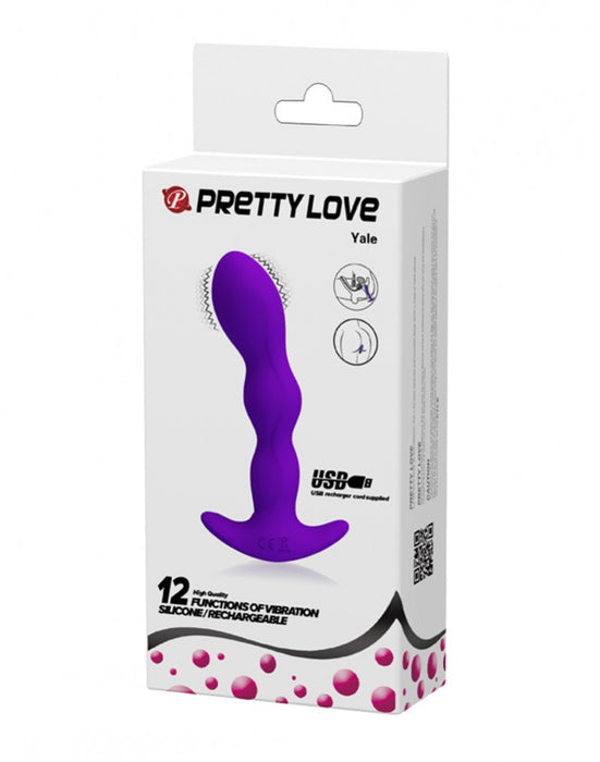 Pretty Love - Yale - Anaal Vibrator - Paars-Erotiekvoordeel.nl