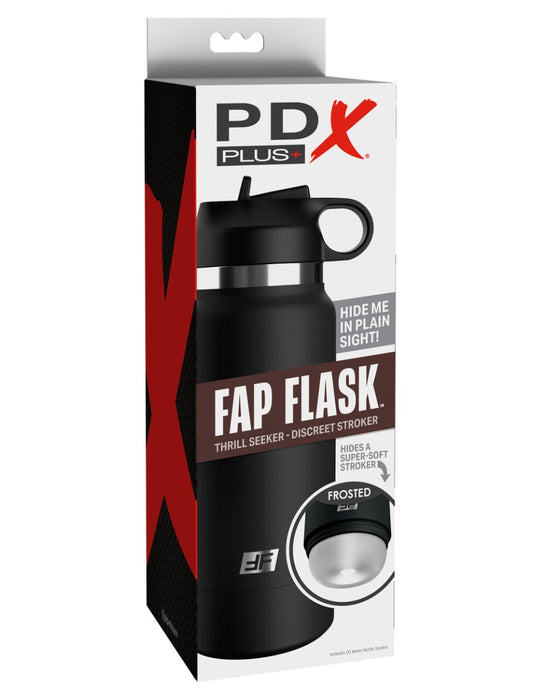 Pipedream - PDX Plus Fap Flask Thrill Seeker Discreet Stroker- Frosted-Erotiekvoordeel.nl