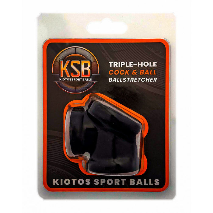 Kiotos - Siliconen Triple Hole Cocksling & Ballstretcher-Erotiekvoordeel.nl