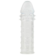 SuperMe - Extra Texture - Penis Sleeve - Transparant-Erotiekvoordeel.nl