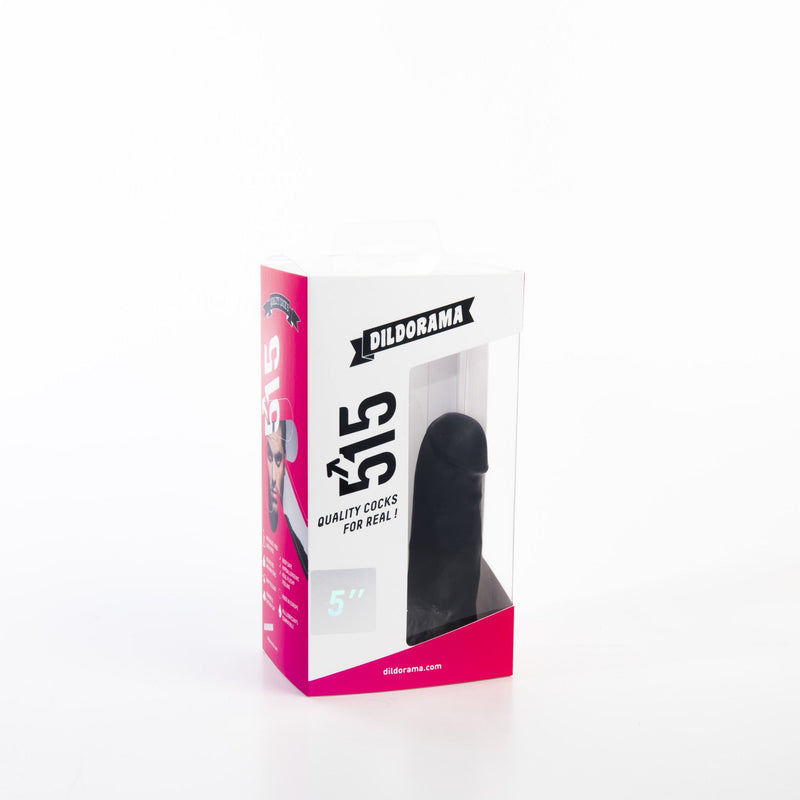 515 line - Dildo - 12,5 cm - Zwart-Erotiekvoordeel.nl