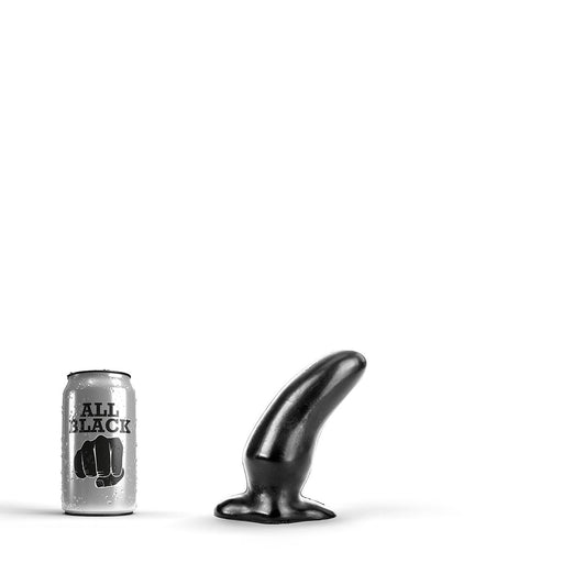 All Black - Consolador anal - 13 x 5 cm - Negro-Erotiekvoordeel.nl