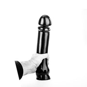 All Black - Dildo - 33 x 7 cm - Zwart-Erotiekvoordeel.nl