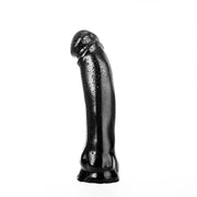 All Black - Dildo - 33 x 7 cm - Zwart-Erotiekvoordeel.nl