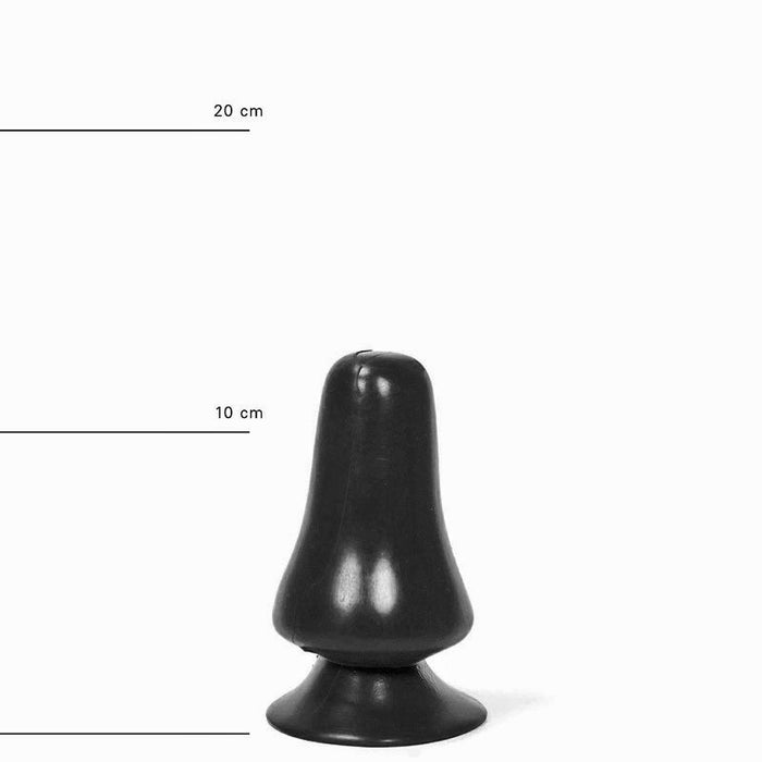 All Black - Buttplug 12 x 7 cm - Zwart-Erotiekvoordeel.nl