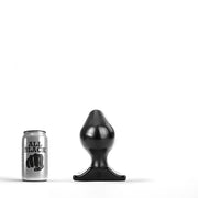 All Black Buttplug - Small/Medium/Large - PVC - Zwart-Erotiekvoordeel.nl